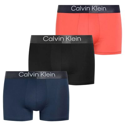 CALVIN 3件組 Klein 四角褲 吸濕排汗 彈性貼身 男內褲 平口褲 正品歐洲代購 [141679712]