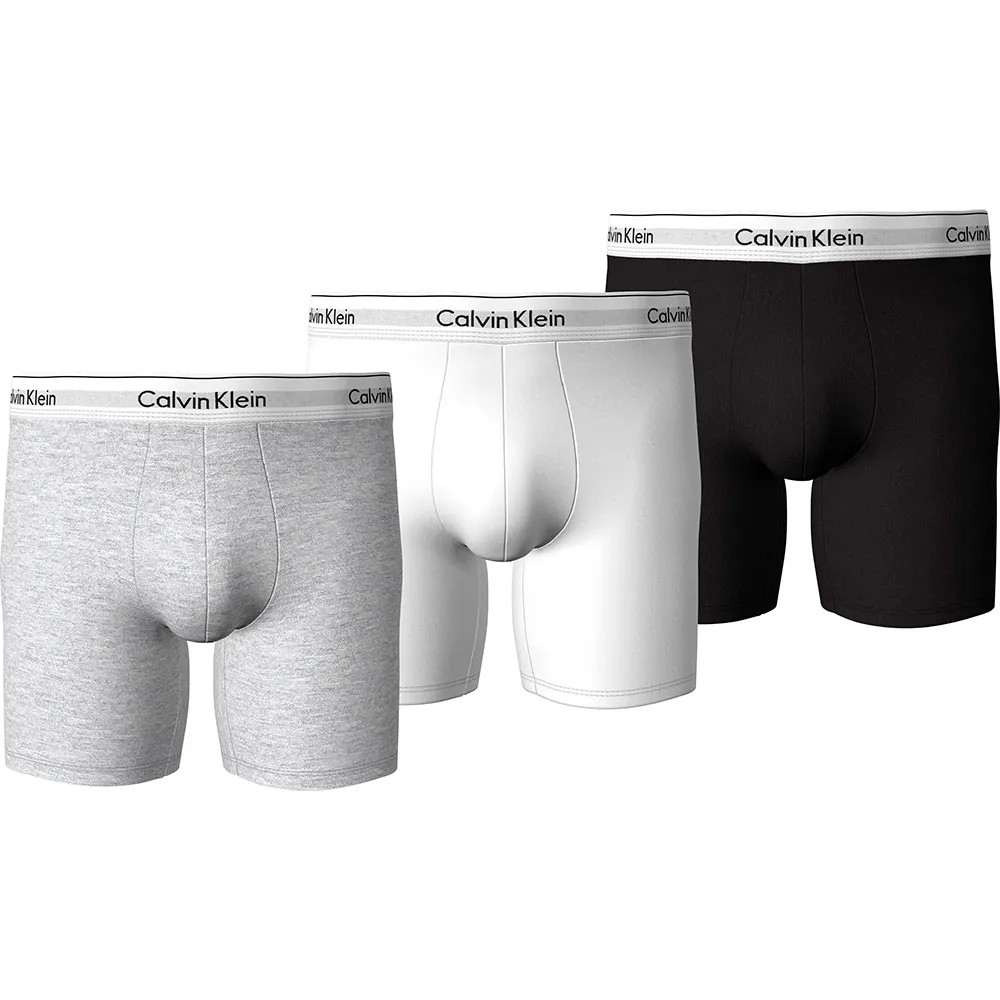 CALVIN 3件組 Klein 四角褲 透氣 舒適 男內褲 平口褲 正品歐洲代購 [141679724]