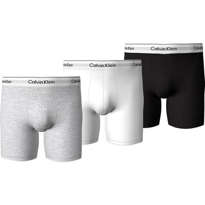 CALVIN 3件組 Klein 四角褲 透氣 舒適 男內褲 平口褲 正品歐洲代購 [141679724]