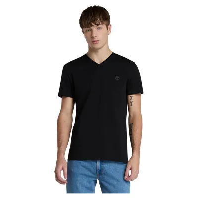 TIMBERLAND Dunstan River V Neck Short Sleeve T Shirt T恤 修身 刺繡Logo 正品代購