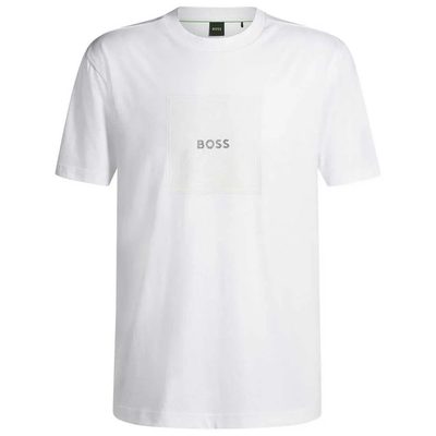 BOSS Logo Rib Short Sleev T恤 透氣 舒適 經典 男款 正品歐洲代購 [141693922]