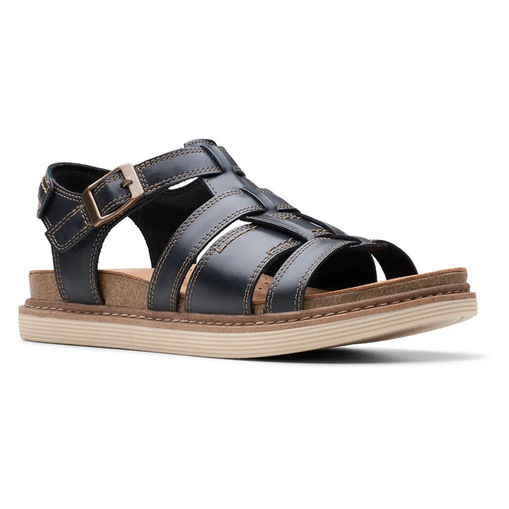 CLARKS Arwell Sun 涼鞋 輕量 舒適 防滑 麂皮 拖鞋 戶外 正品歐洲代購 [141706227]