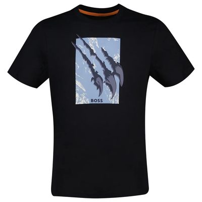 BOSS Animali Short Sleeve T恤 舒適 經典 百搭 男款 正品歐洲代購 [141839722]