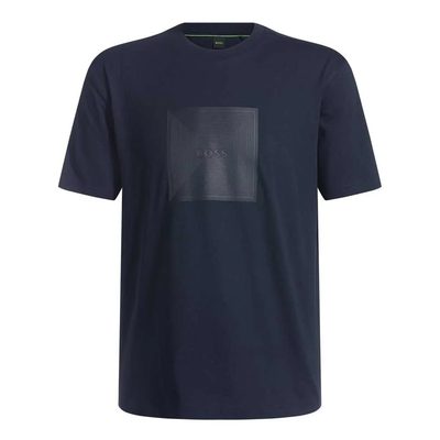 BOSS Logo Rib Short Sleev T恤 透氣 舒適 經典 男款 正品歐洲代購 [141858224]