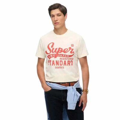 SUPERDRY Standard Script Shor T恤 耐磨 棉質 寬鬆 正品歐洲代購 [141896914]