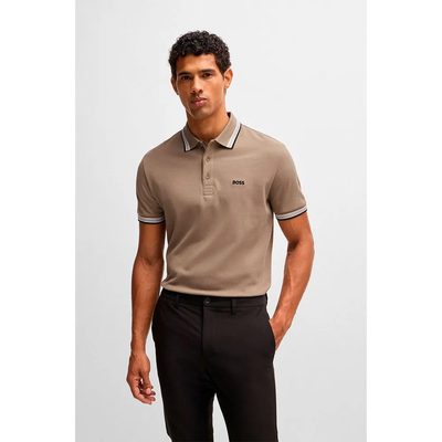 BOSS Paddy Short Sleeve POLO衫 純棉 透氣 男款 正品歐洲代購 [141902341]