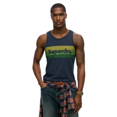 SUPERDRY Cali Stripe Logo Sle T恤 耐磨 透氣 正品歐洲代購 [141962165]