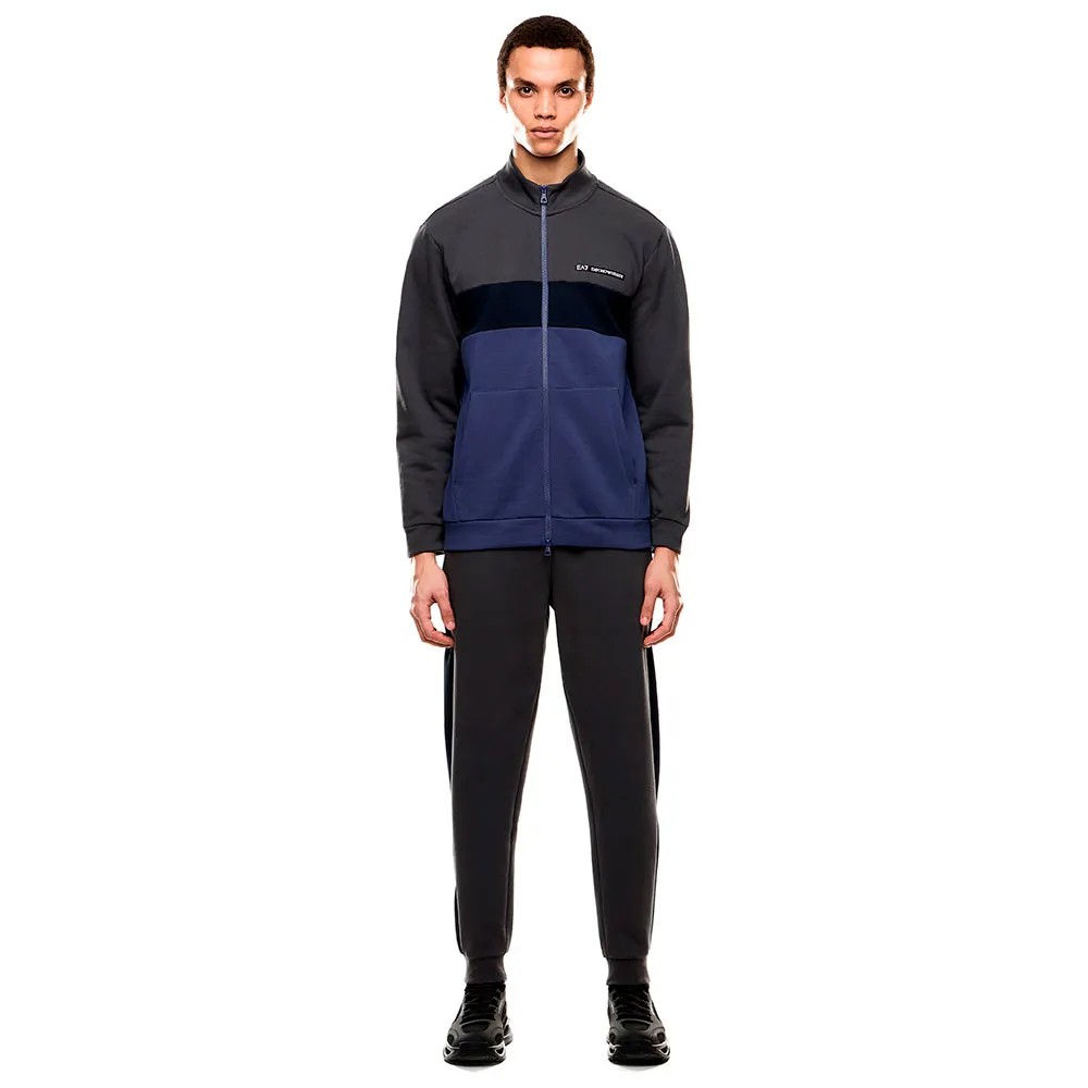 EA7 EMPORIO ARMANI Tracksuit 棉質刷毛 運動套裝 正品歐洲代購 [142034753]