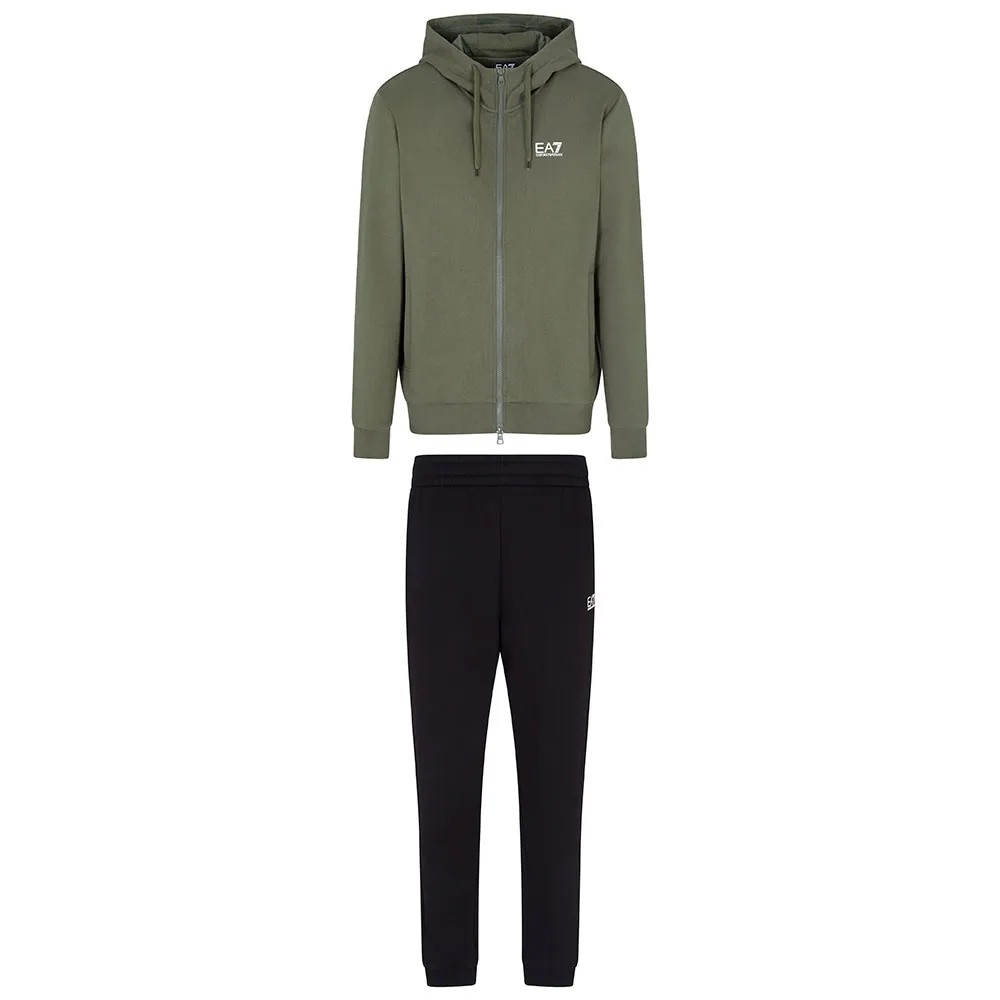 EA7 EMPORIO ARMANI Tracksuit 棉質刷毛 運動休閒 正品歐洲代購 [142034938]