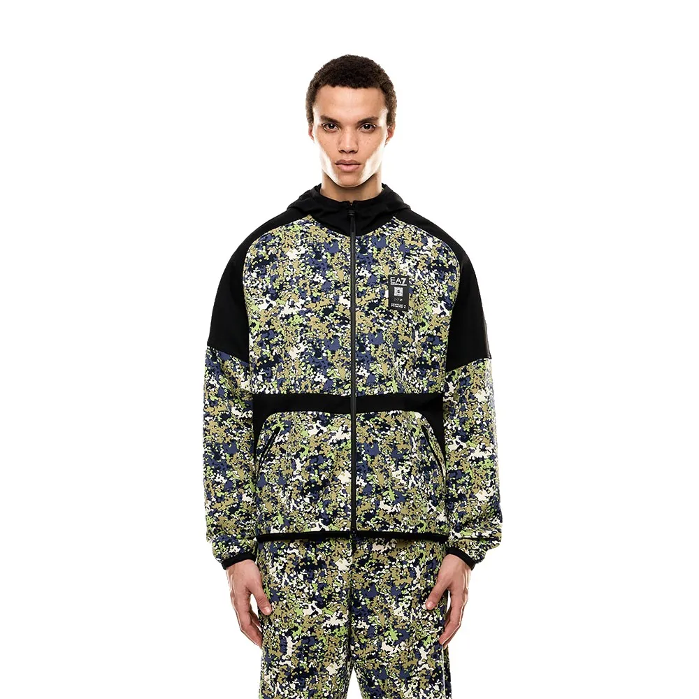 EA7 EMPORIO ARMANI Train Visibility Graphic Full Zip 大學T 耐磨 正品代購