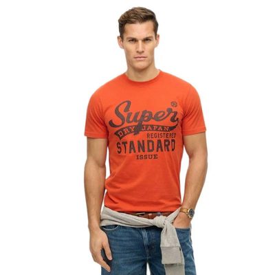 SUPERDRY Standard Script Shor T恤 耐磨 寬鬆版型 正品歐洲代購 [142222128]