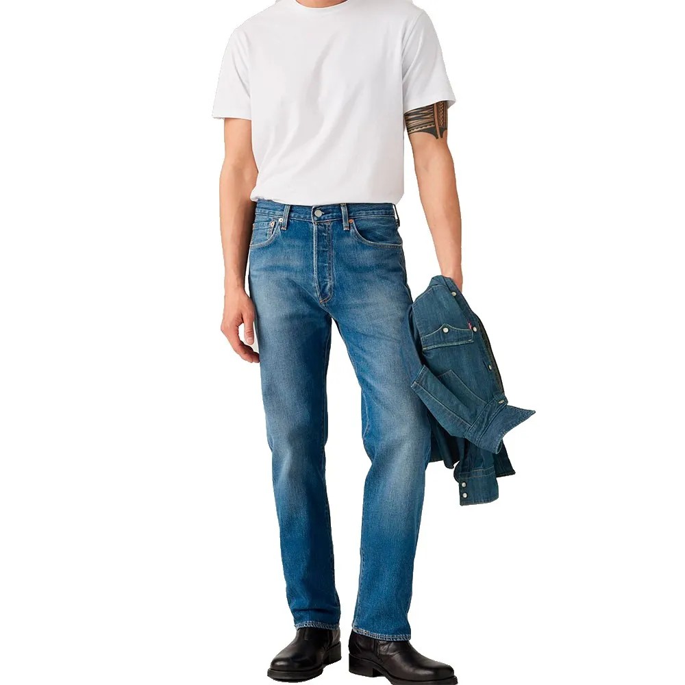 LEVI'S 501 Original 長褲 舒適 耐磨 經典 百搭 彈性 正品歐洲代購 [142281543]