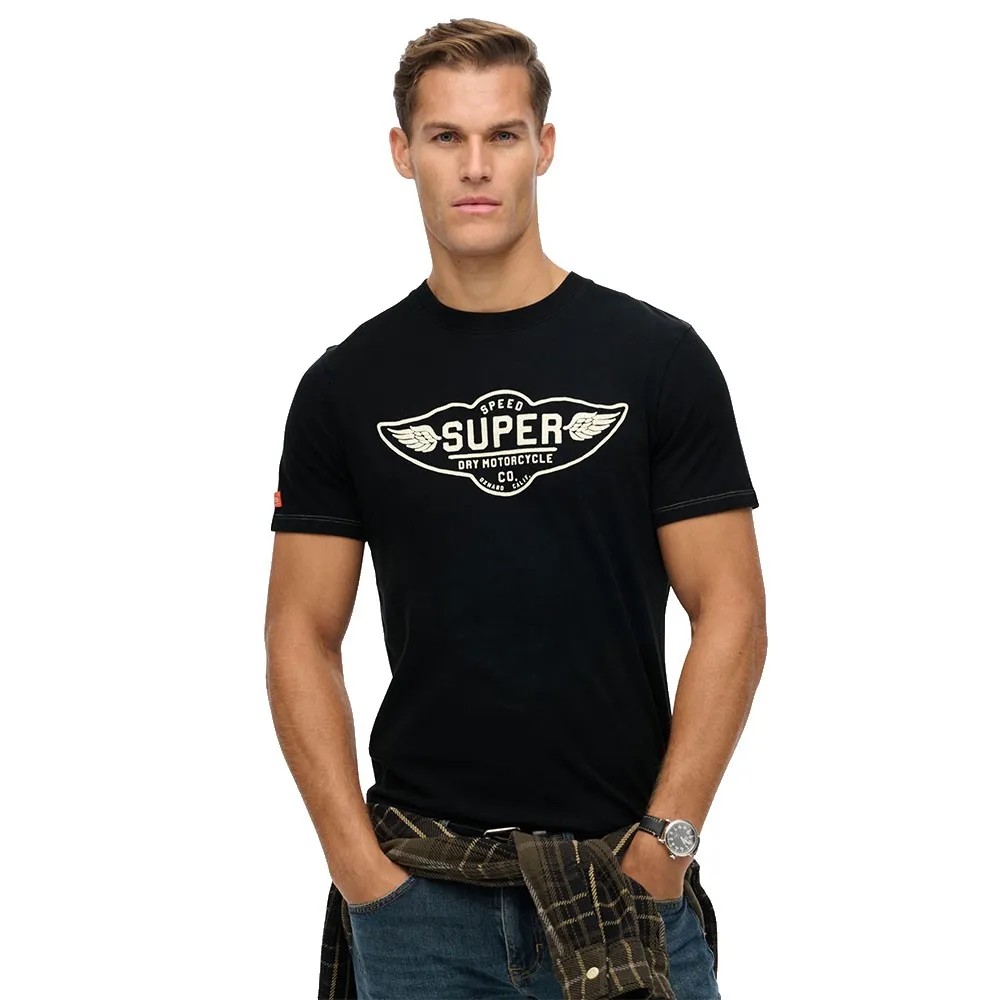 SUPERDRY Auto Logo Relaxed Fi T恤 復古風 寬鬆版型 正品歐洲代購 [142283407]