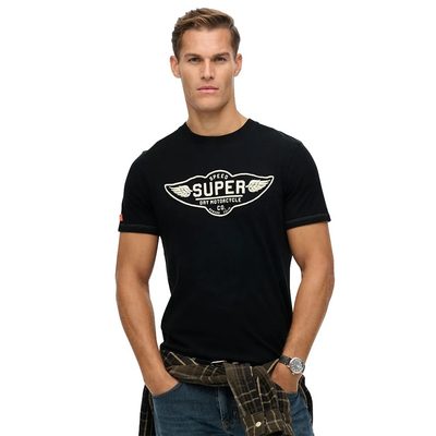 SUPERDRY Auto Logo Relaxed Fi T恤 復古風 寬鬆版型 正品歐洲代購 [142283407]