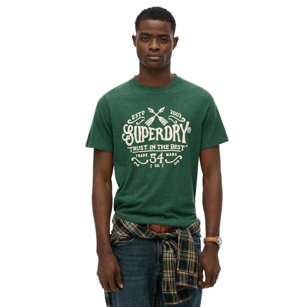 SUPERDRY Outdoor Flock Relaxe T恤 植絨 寬鬆版型 正品歐洲代購 [142283777]