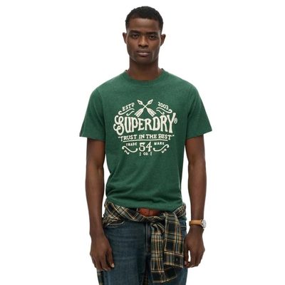SUPERDRY Outdoor Flock Relaxe T恤 植絨 寬鬆版型 正品歐洲代購 [142283777]