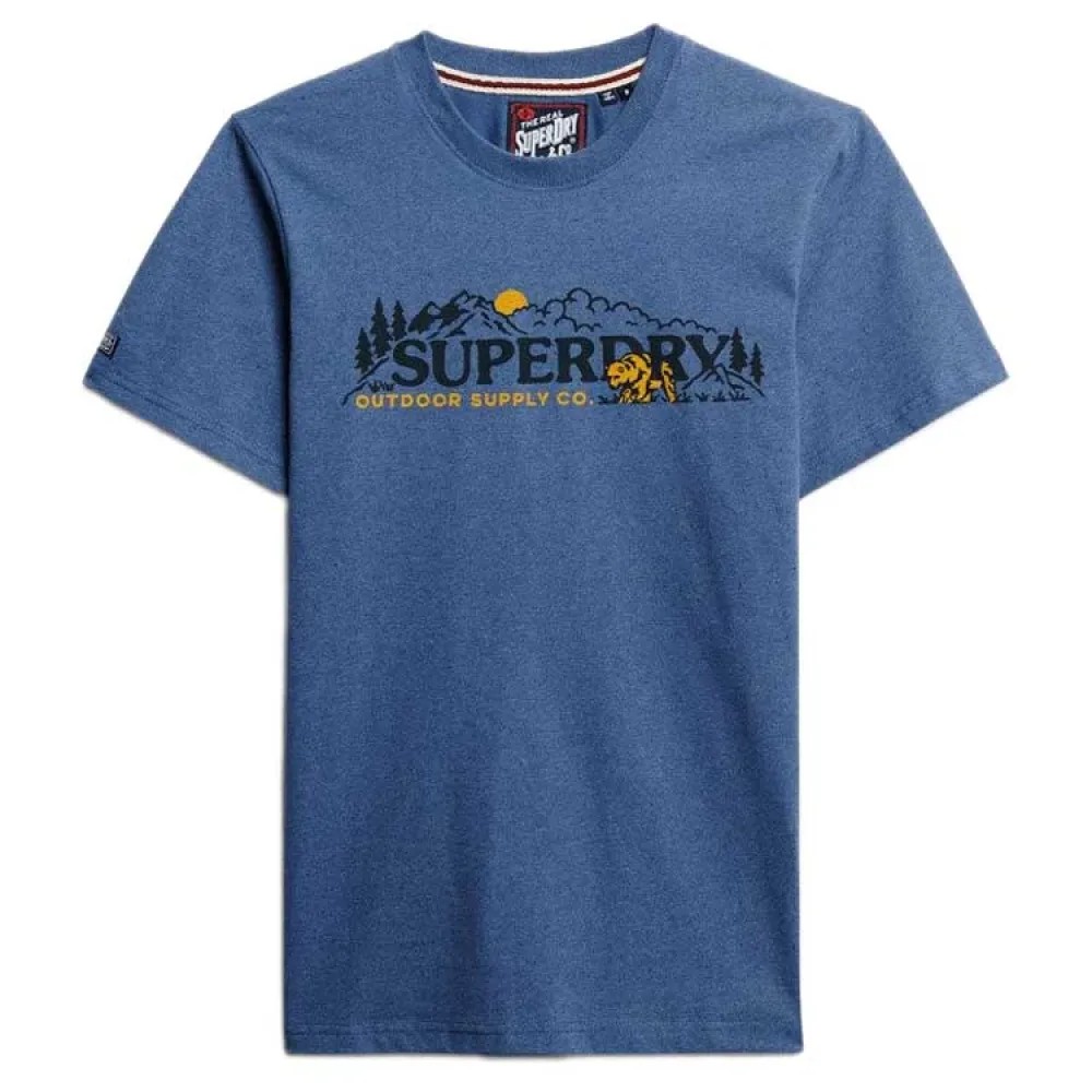 SUPERDRY Outdoor Scene Relaxe T恤 棉質 寬鬆版型 正品歐洲代購 [142283778]