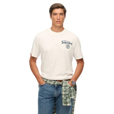 SUPERDRY Tokyo Narrative Loos T恤 耐磨 有機棉 正品歐洲代購 [142283857]