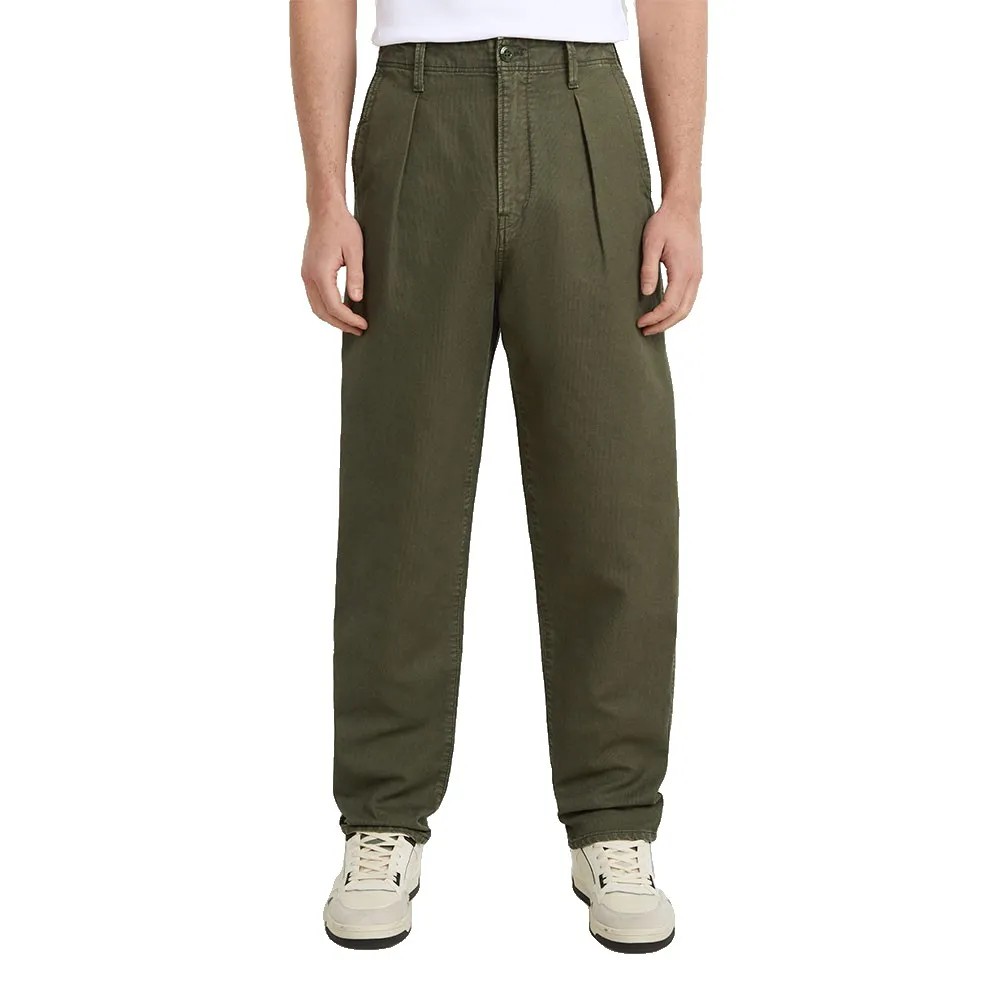G-STAR RAW Star Pleated Relaxed 長褲 寬鬆錐形 正品歐洲代購 [142295893]