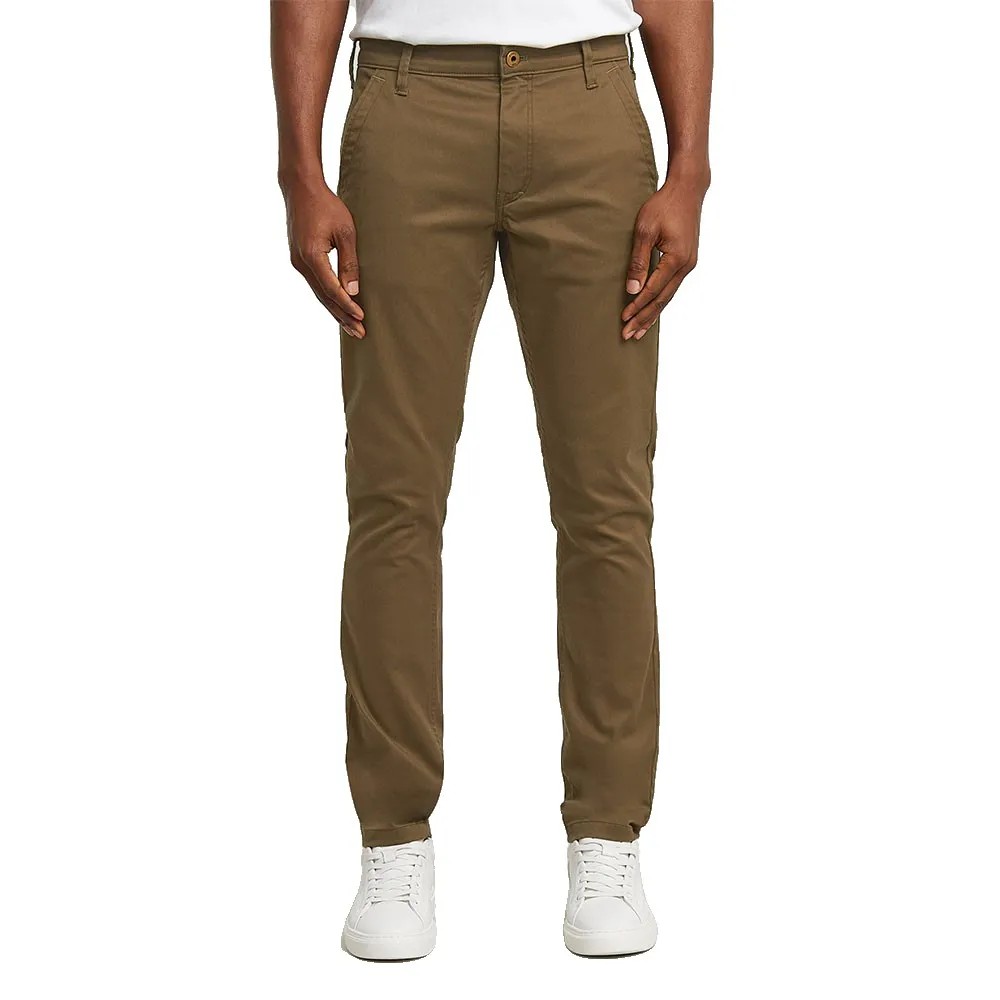 G-STAR RAW Star Skinny Chino 長褲 修身彈性 舒適卡其 正品歐洲代購 [142295996]