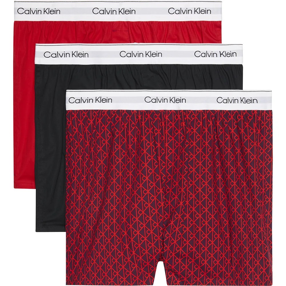 CALVIN 3件組 Klein 四角褲 無縫腰帶 吸濕排汗 男內褲 平口褲 正品歐洲代購 [142321347]