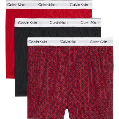 CALVIN 3件組 Klein 四角褲 無縫腰帶 吸濕排汗 男內褲 平口褲 正品歐洲代購 [142321347]