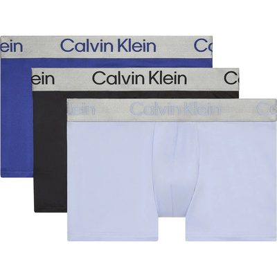 CALVIN 3件組 Klein 四角褲 吸濕排汗 四向彈性 男內褲 平口褲 正品歐洲代購 [142321349]