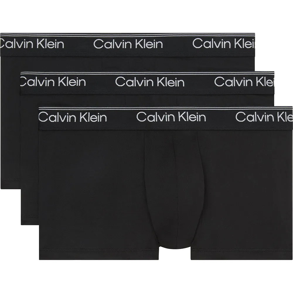 CALVIN 3件組 Klein 四角褲 舒適 吸濕排汗 男內褲 平口褲 正品歐洲代購 [142321371]