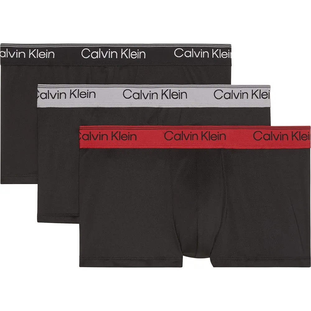 CALVIN 3件組 Klein 四角褲 舒適 吸濕排汗 男內褲 平口褲 正品歐洲代購 [142321372]