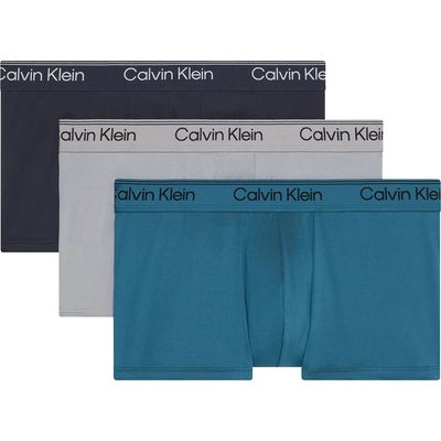 CALVIN 3件組 Klein 四角褲 吸濕排汗 無縫設計 男內褲 平口褲 正品歐洲代購 [142321376]