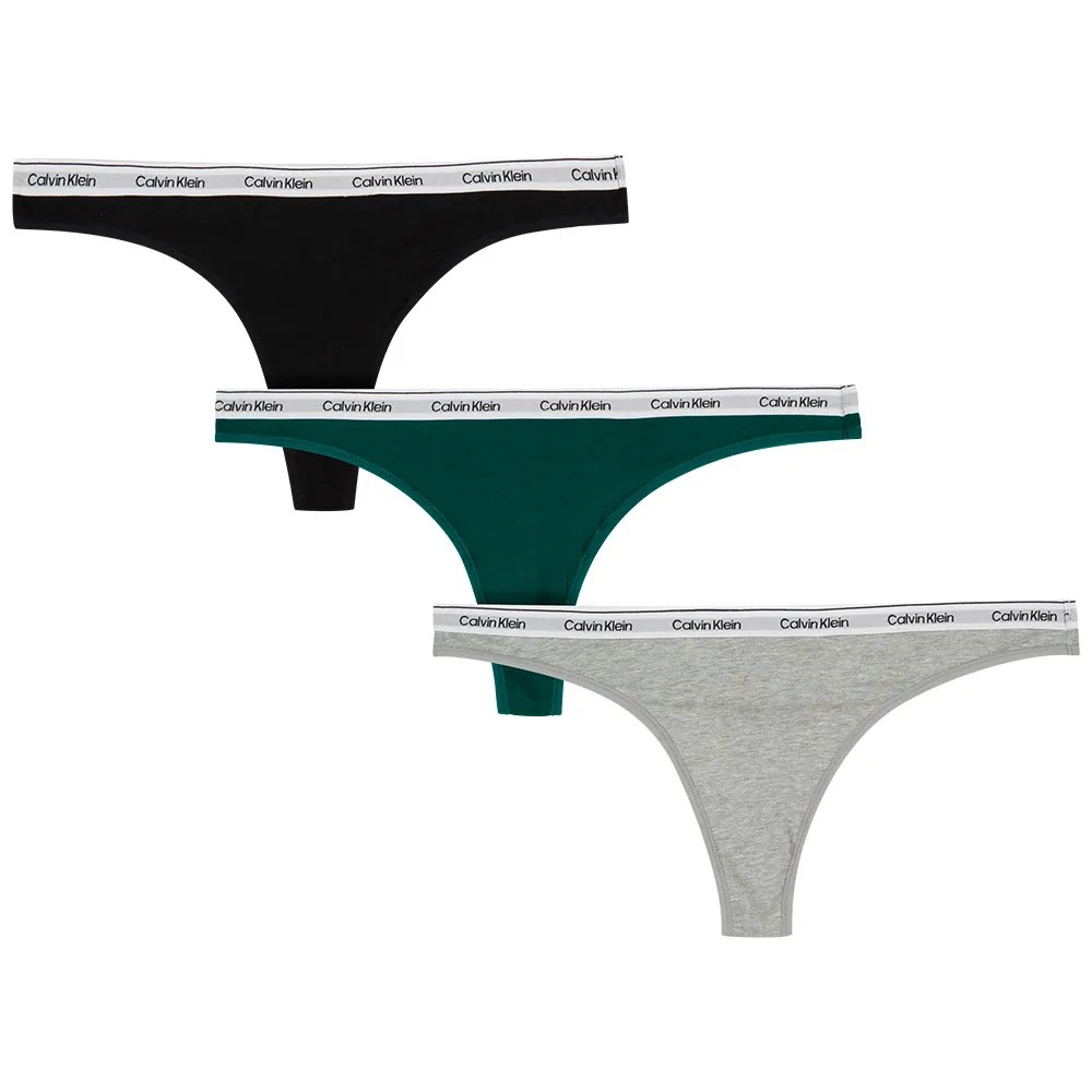 CALVIN KLEIN 3件組 Thong 3 耐磨 純棉 舒適 正品歐洲代購 [142325339]