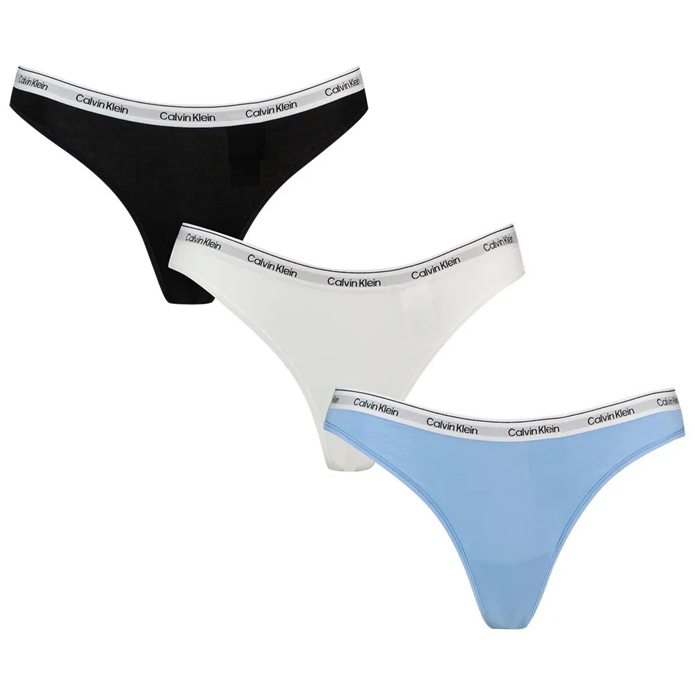 CALVIN KLEIN 3件組 Thong 3 耐磨 舒適 純棉 正品歐洲代購 [142325342]