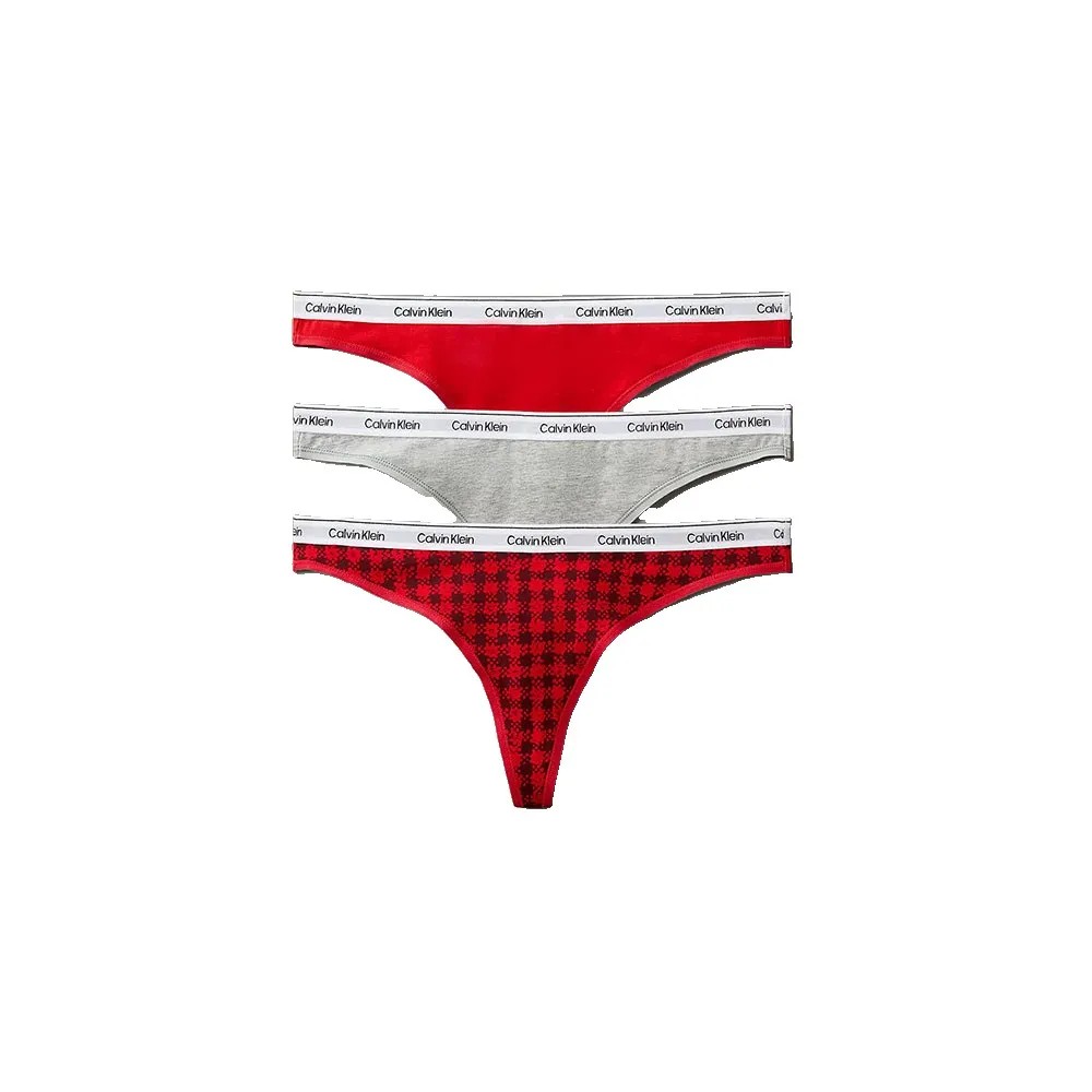 CALVIN KLEIN 3件組 Thong 3 耐磨 舒適 純棉 正品歐洲代購 [142325343]