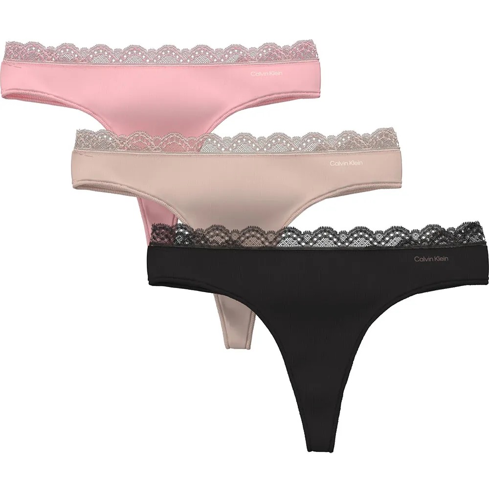 CALVIN KLEIN 3件組 Thong 3 舒適 無痕 正品歐洲代購 [142325438]