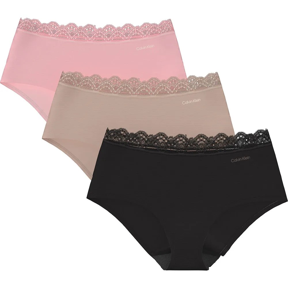 CALVIN KLEIN 3件組 Hipster Panties 3 舒適 中腰 正品歐洲代購 [142325442]
