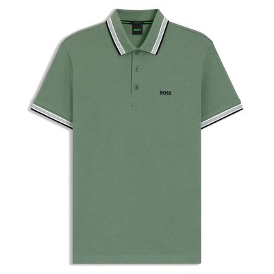 BOSS Paddy Short Sleeve POLO衫 透氣 舒適 有領 休閒 正品歐洲代購 [142330411]