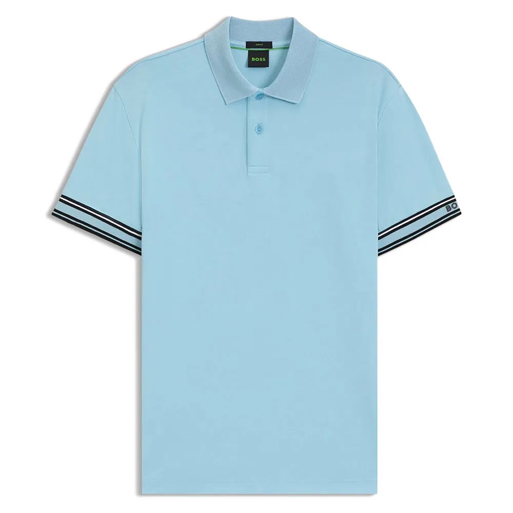 BOSS Zone Short Sleeve POLO衫 修身版 凹凸條紋 正品歐洲代購 [142386211]