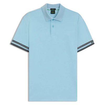BOSS Zone Short Sleeve POLO衫 修身版 凹凸條紋 正品歐洲代購 [142386211]
