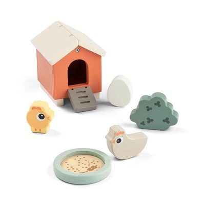 DONE BY DEER Deer Tiny Farm Clucky Game Set 嬰兒玩具 正品代購