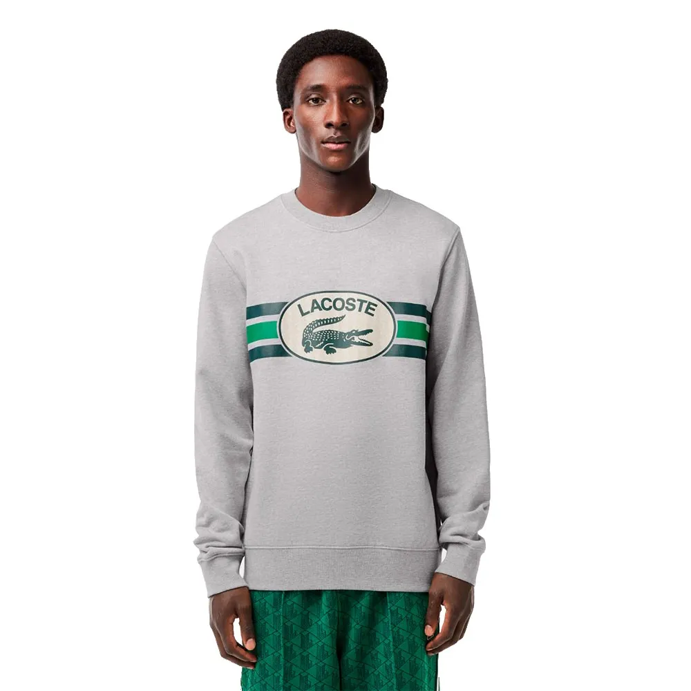 LACOSTE 大學T SH1420 刺繡Logo 正品代購