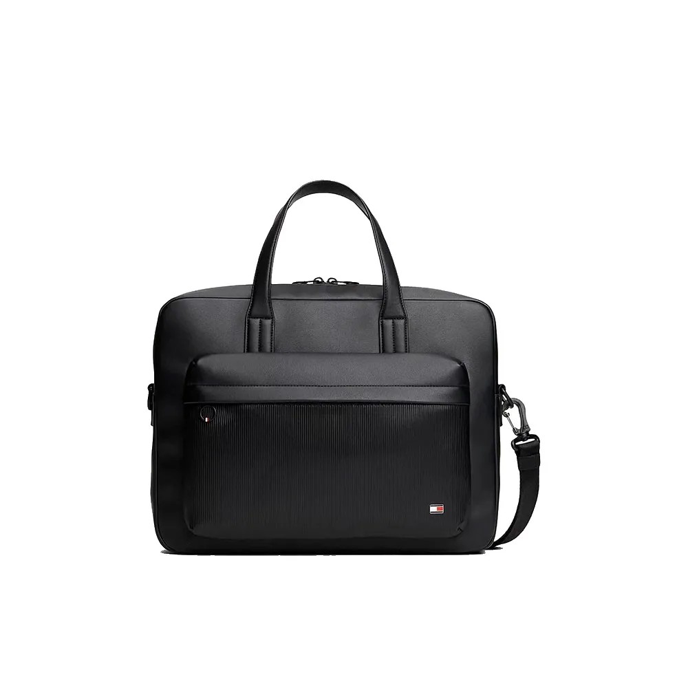TOMMY HILFIGER Laptop Briefcase 舒適 經典 百搭 正品歐洲代購 [142503748]