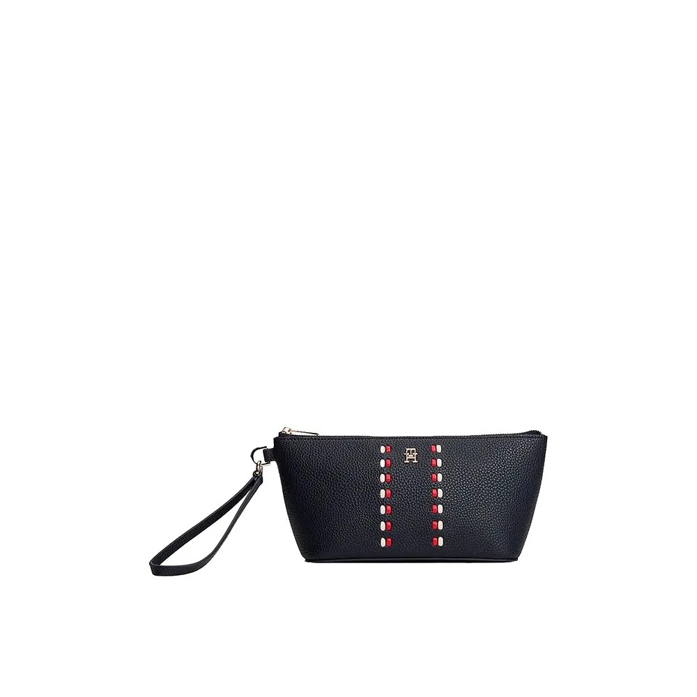 TOMMY HILFIGER Icon Wash Bag 真皮 耐磨 經典 正品歐洲代購 [142503800]