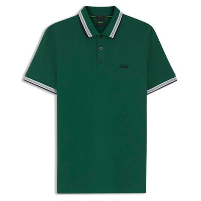 BOSS Paddy Short Sleeve POLO衫 透氣 舒適 有領 休閒 正品歐洲代購 [142504562]