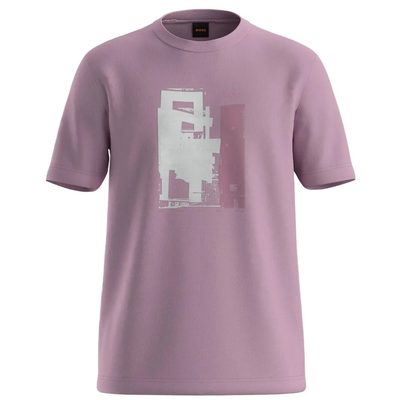 BOSS Imprint Short Sleeve T恤 透氣 舒適 經典 男款 正品歐洲代購 [142529244]