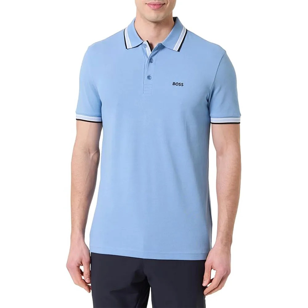 BOSS Paddy Short Sleeve POLO衫 透氣 舒適 有領 休閒 正品歐洲代購 [142529454]