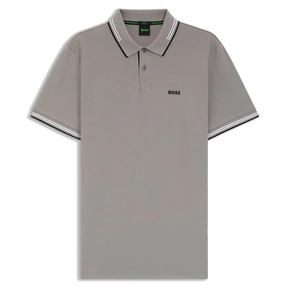 BOSS Short Sleeve POLO衫 合身 彈性棉質 有領 休閒 正品歐洲代購 [142529504]