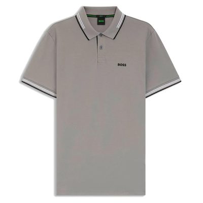 BOSS Short Sleeve POLO衫 合身 彈性棉質 有領 休閒 正品歐洲代購 [142529504]