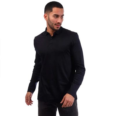 BOSS Pirol Long Sleeve POLO衫 長袖 舒適 有領 休閒 正品歐洲代購 [142529536]