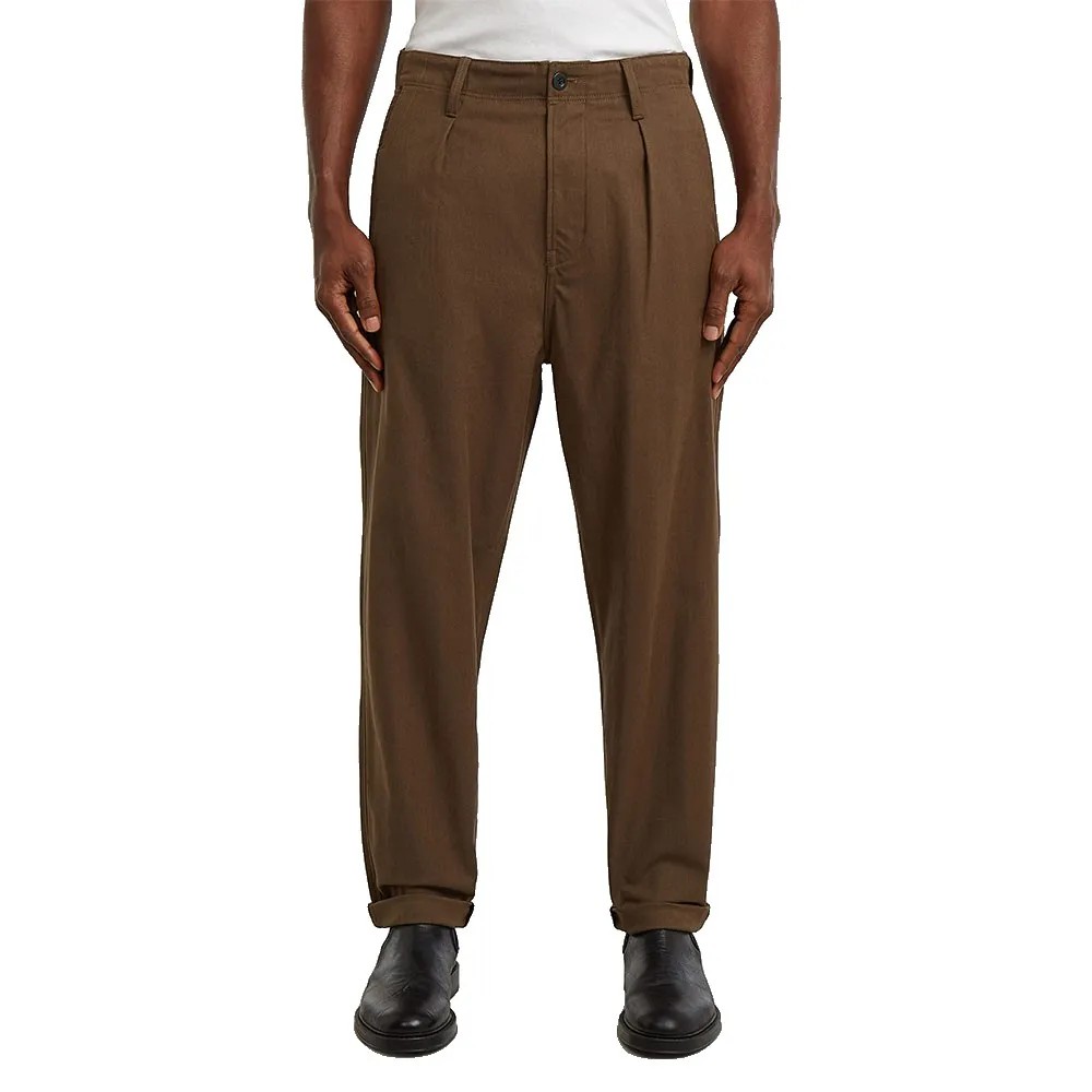 G-STAR RAW Star Chino 長褲 彈性棉質 打褶寬鬆 休閒褲 百搭 正品歐洲代購 [142650999]