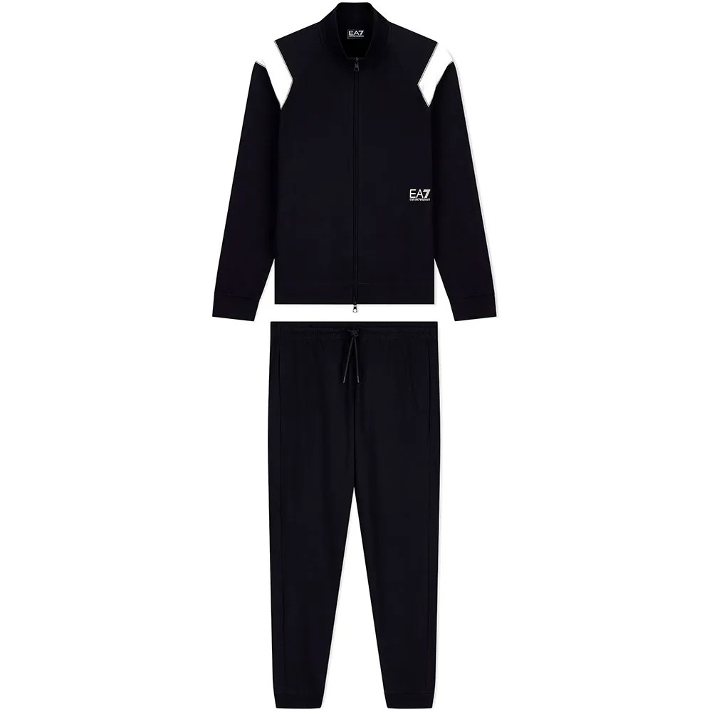 EA7 EMPORIO ARMANI Tracksuit 輕盈棉質 立領設計 正品歐洲代購 [142654850]
